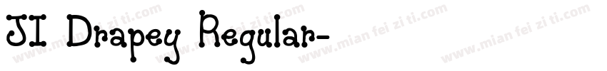 JI Drapey Regular字体转换